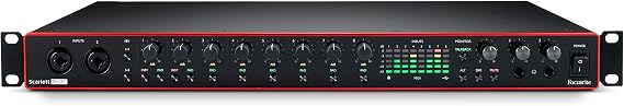 Focusrite Scarlett 18i20 3rd Gen USB Audio Interface for Recording, Producing and Engineering High-Fidelity, Studio Quality Recording, with Transparent Playback