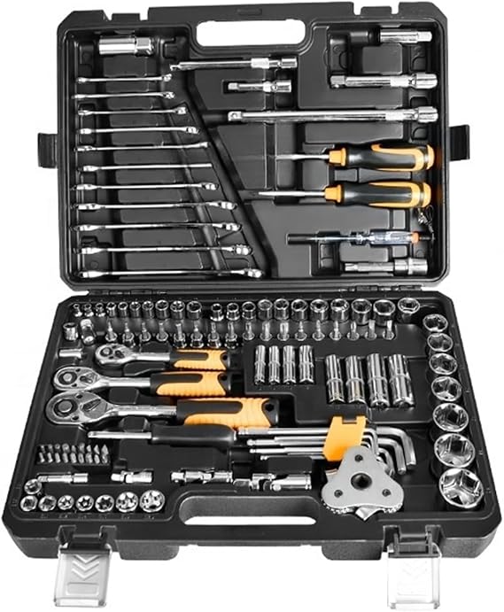 Tool Kit Toolbox Case Wrench Spanners Car Repair Mechanics Home Tool Kit Hand Tools Set