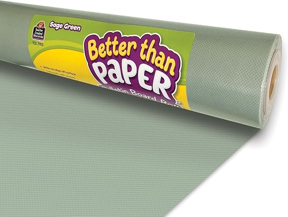 Teacher Created Resources Sage Green Better Than Paper Bulletin Board Roll (TCR77912)