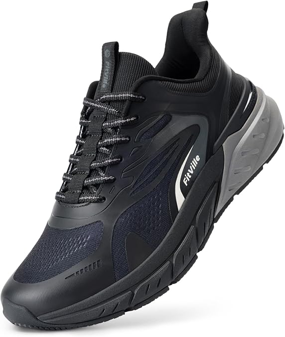FitVille Men's Extra Wide Rebound V3 Running Shoes