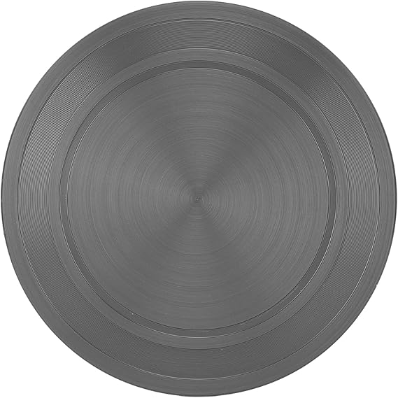Heat Diffuser Plate, Aluminum 7.9 Inch Round Flame Guard Simmer Ring with Non-Slip Texture for Gas Stovetop Cookware Protection, Quick Defrost Tray Electric Cooktop Converter Accessories