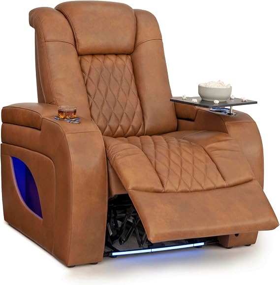 Seatcraft Virtuoso LT Home Theater Seating Tawny Single Recliner
