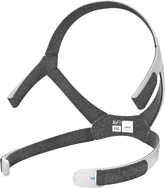 Resmed AirFit F40 Headgear Replacement Full-Face CPAP Mask, Large