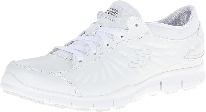 Skechers Women's Eldred Dewey | Work, Slip Resistant, Electrical Hazard, Relaxed Fit, Memory Foam