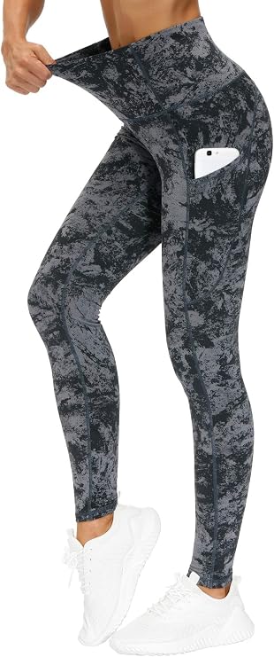 THE GYM PEOPLE Women's Thick High Waist Yoga Pants Workout Leggings