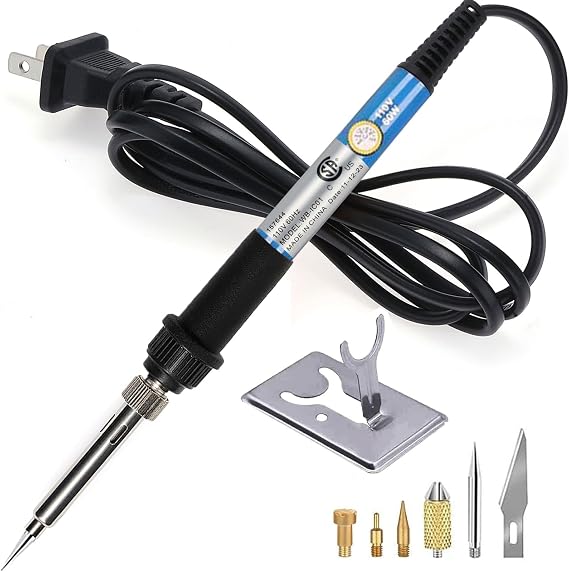 Wood Burning Kit, Professional Pyrography Pen Tool with Adjustable Temperature, Perfect for DIY Crafts and Beginners