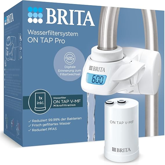 BRITA ON TAP Pro Tap Water Filter System 1x V-MF Filter