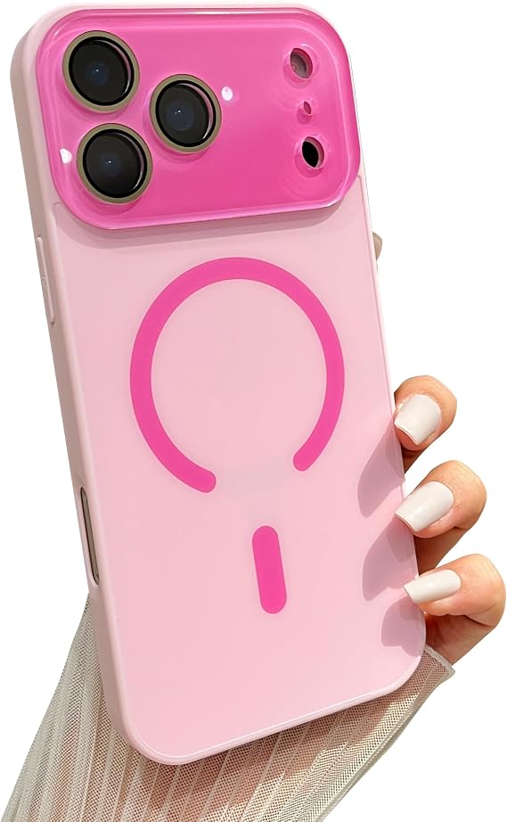 Caseative for iPhone 17 Pro Case, Pink