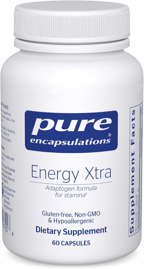 Pure Encapsulations Energy Xtra, 60 Capsules