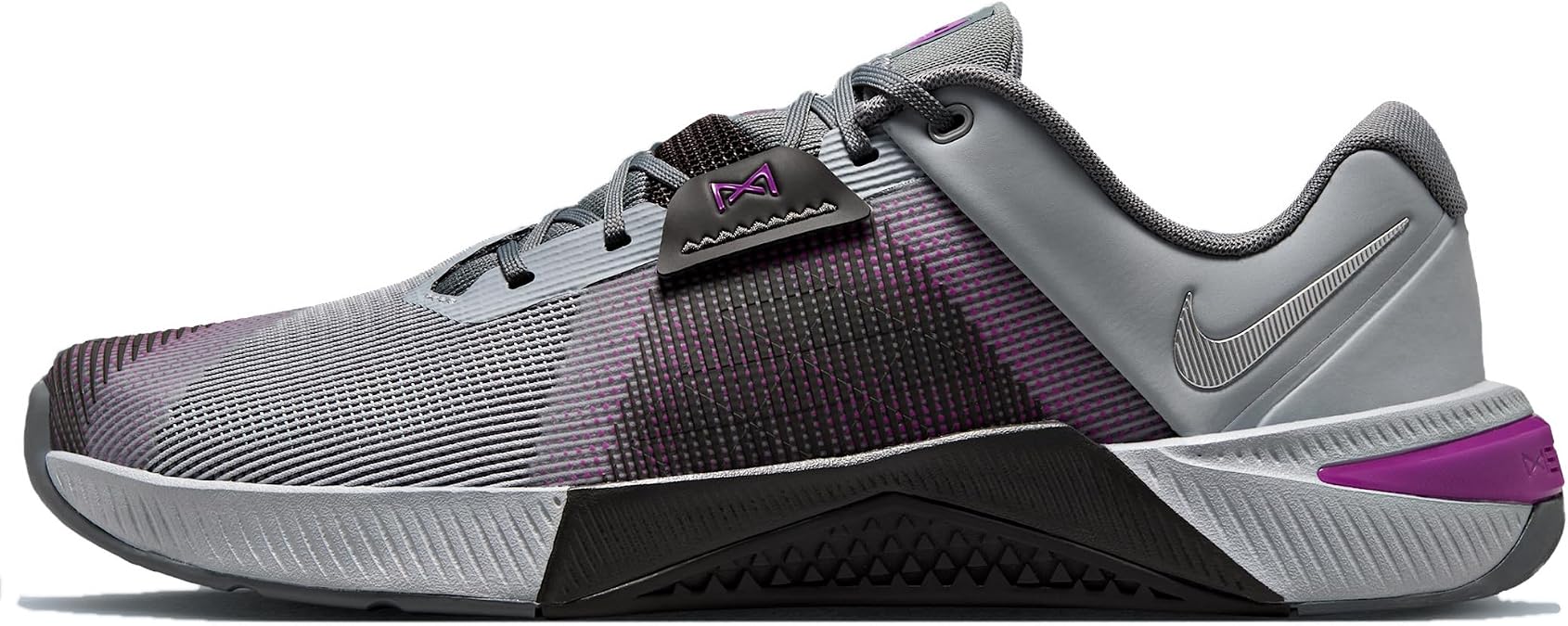 Nike Metcon 10 Men's Workout Shoes (Wolf Grey/Medium Ash/Vivid Purple/Metallic Silver) Size 8.5