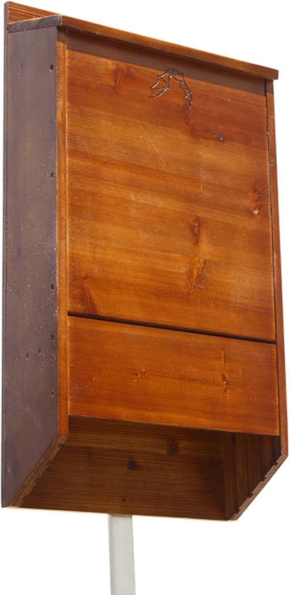 BestNest Premium Stained Bat House, Dark Brown, 400 Bats