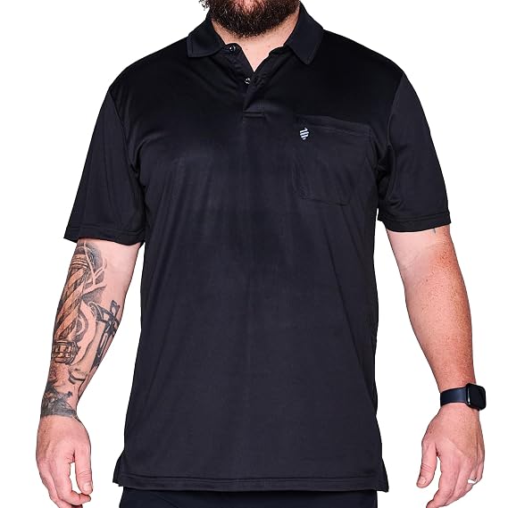 Barber Strong The Barber Polo Shirt, Black, Small