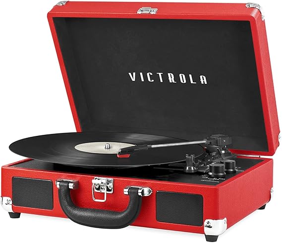 Victrola Journey - Bluetooth Suitcase Record Player - Red