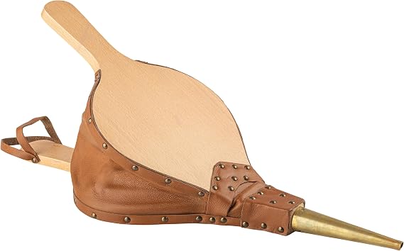 Kings County Tools Fireplace Bellows Indoor Outdoor Fire Pit Tools, 18.75"