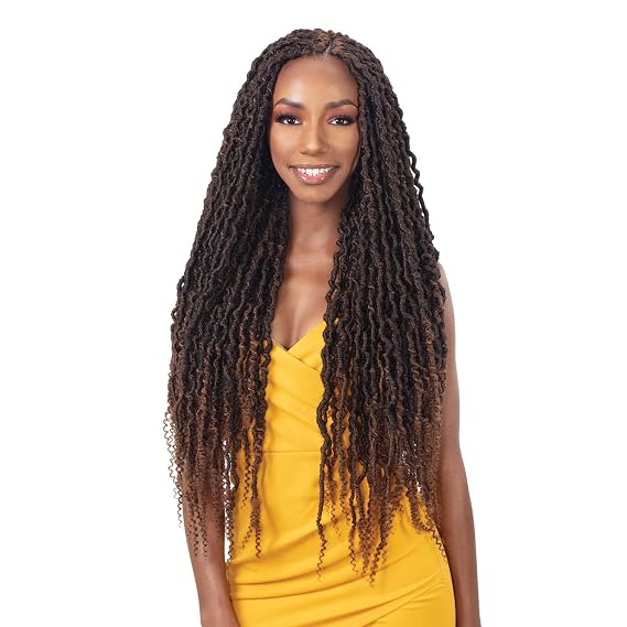 Freetress Braids Crochet Braids 2X Nita Distressed Gorgeous Loc 26 inch (5-pack,4)