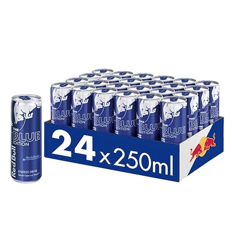 Red Bull Energy Drink Blue Edition Blueberry 24 x 250 ml Disposable