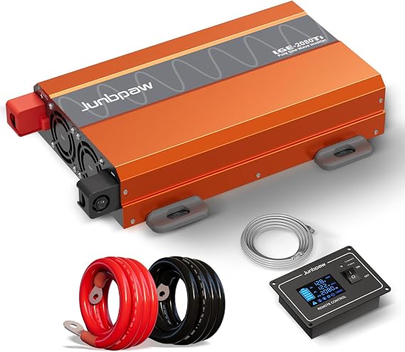 12V DC to 220 AC Pure Sine Wave Inverter (EU-LGE-2080TI)