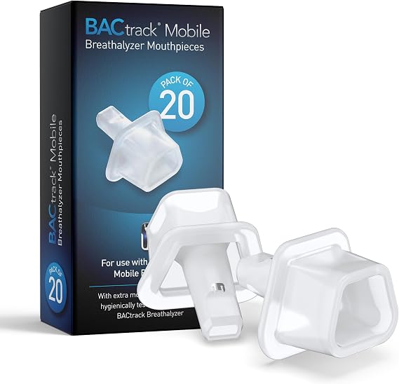 BACtrack Mobile Smartphone Breathalyzer Mouthpieces | 20ct