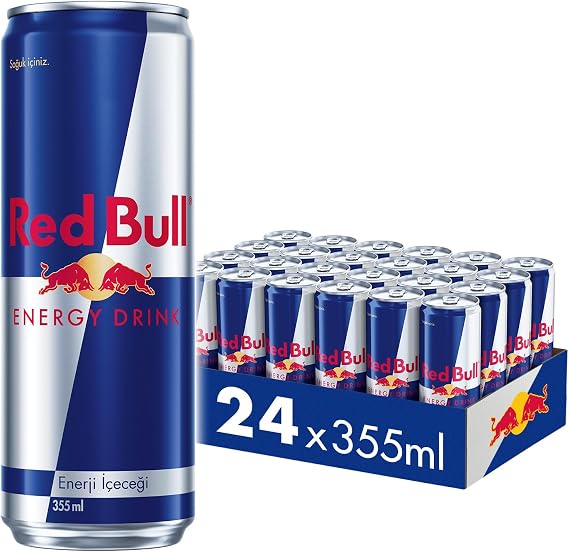 Red Bull Enerji İçeceği 355 ml (24'lü Paket, 355 ml x 24 Adet)