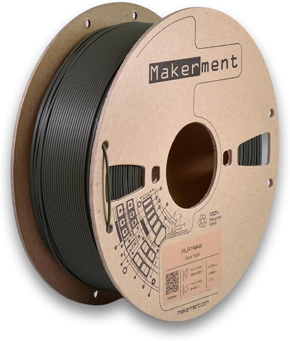 PLA Maker (Gece Yeşili), 1.75mm 1kg 3D Yazıcı PLA Filamenti