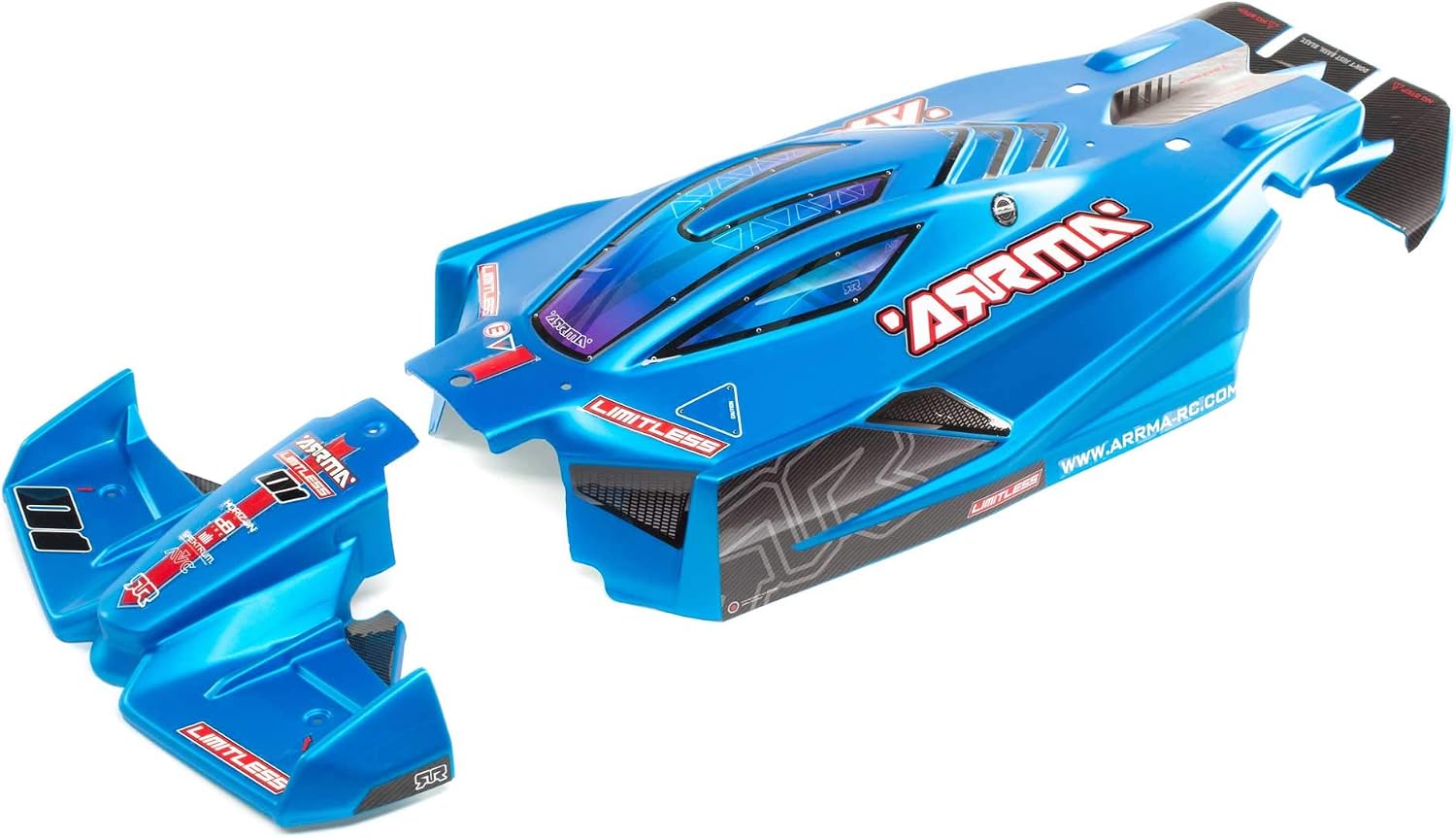 ARRMA 17 Painted Body, Matte Blue: Limitless 6S BLX, ARA410004, Small