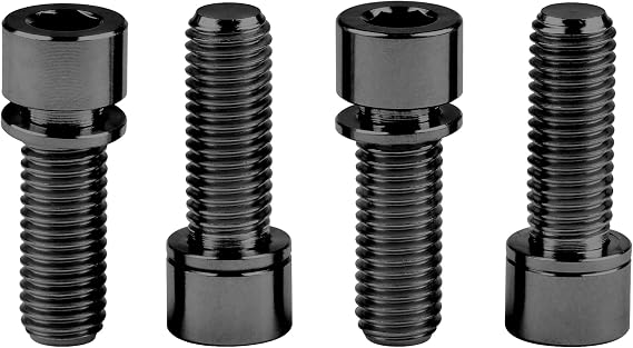 Titanium Bolt M7 x 20 25mm Allen Head with Washers Scewrs Pack of 4