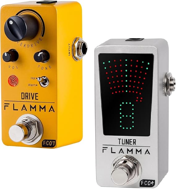 FLAMMA FC07 Overdrive Pedal and FC04 Tuner Pedal