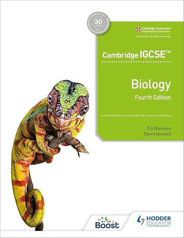 Cambridge IGCSETM Biology 4th Edition: Hodder Education Group