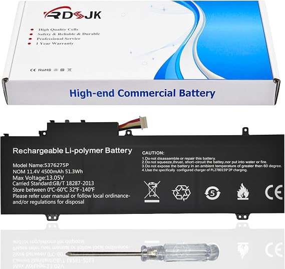 5376275P UTL-509068-3S NV-509067-3S Laptop Battery for Gateway GWTN156-1RG GWTN141-2BL GWTN141-4 GWTN141-4BK GWTN141-4BL GWTN156-5BL 5BK GWTN156-9SL GWTN141-10BK GWTN141-10BL GWTN141-10GR 11.4V 51.3Wh