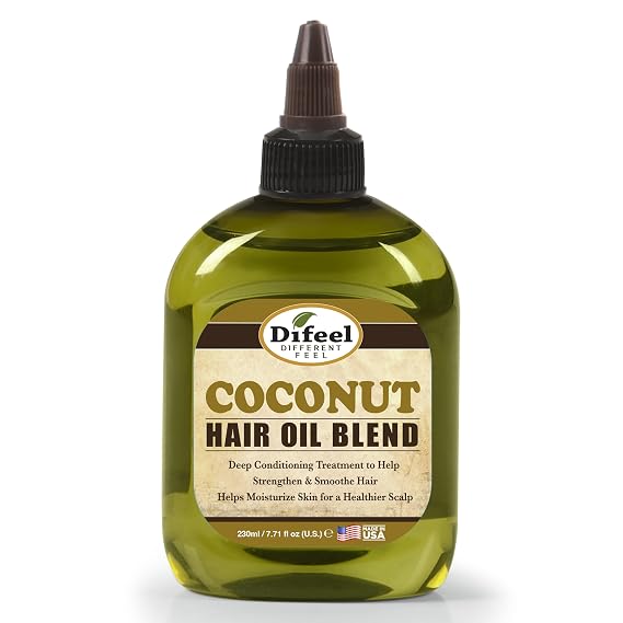 Difeel Coconut Hair Oil Blend 7.1 Ounce ounce