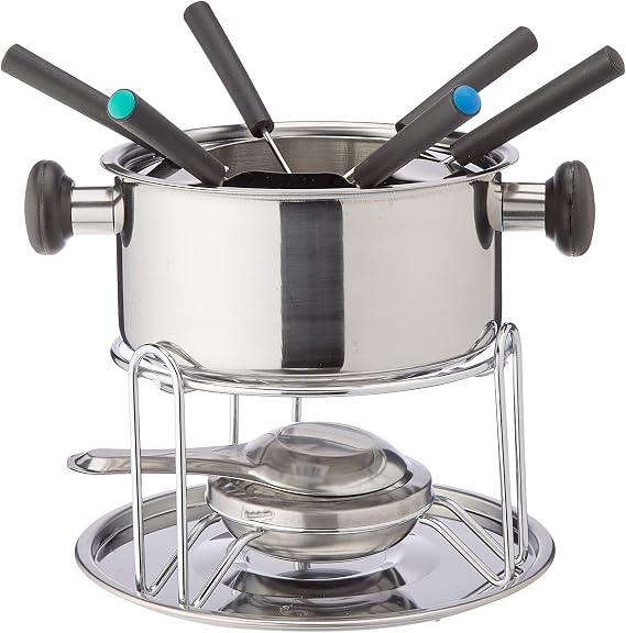 Beka Cortina Stainless Steel Fondue Set, 21x18.5x21 cm, Silver