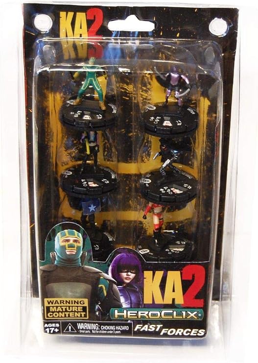 Kick-ass 2 Heroclix Fast Forces Mini-figure 6-pack