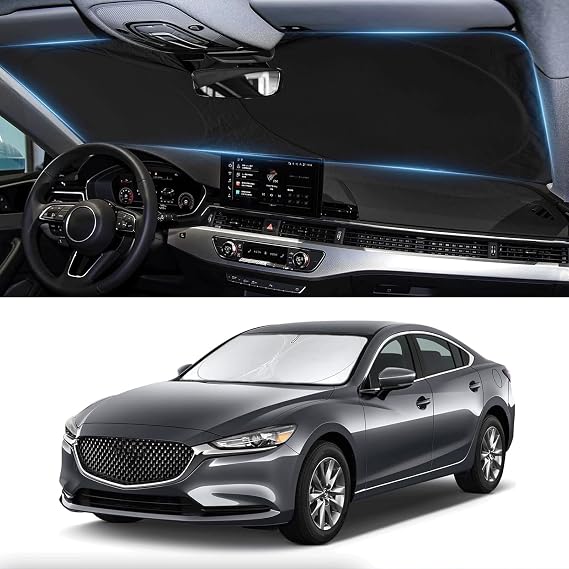 Custom Fit Mazda 6 Windshield Sunshade for Mazda 6 2014-2021 Window Shades