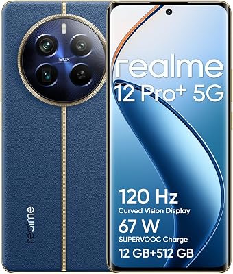 realme 12 Pro Dual SIM 512GB ROM  12GB RAM GSM Only | No CDMA Factory Unlocked 5G Smartphone Submarine Blue - International Version