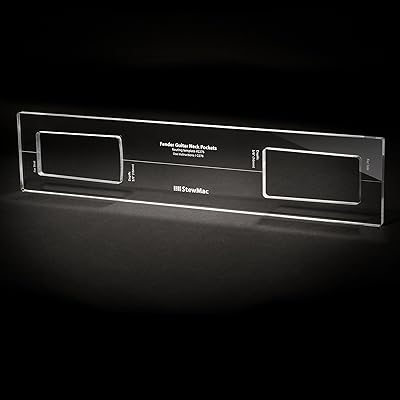 StewMac Neck Pocket Routing Template for Fender Guitar