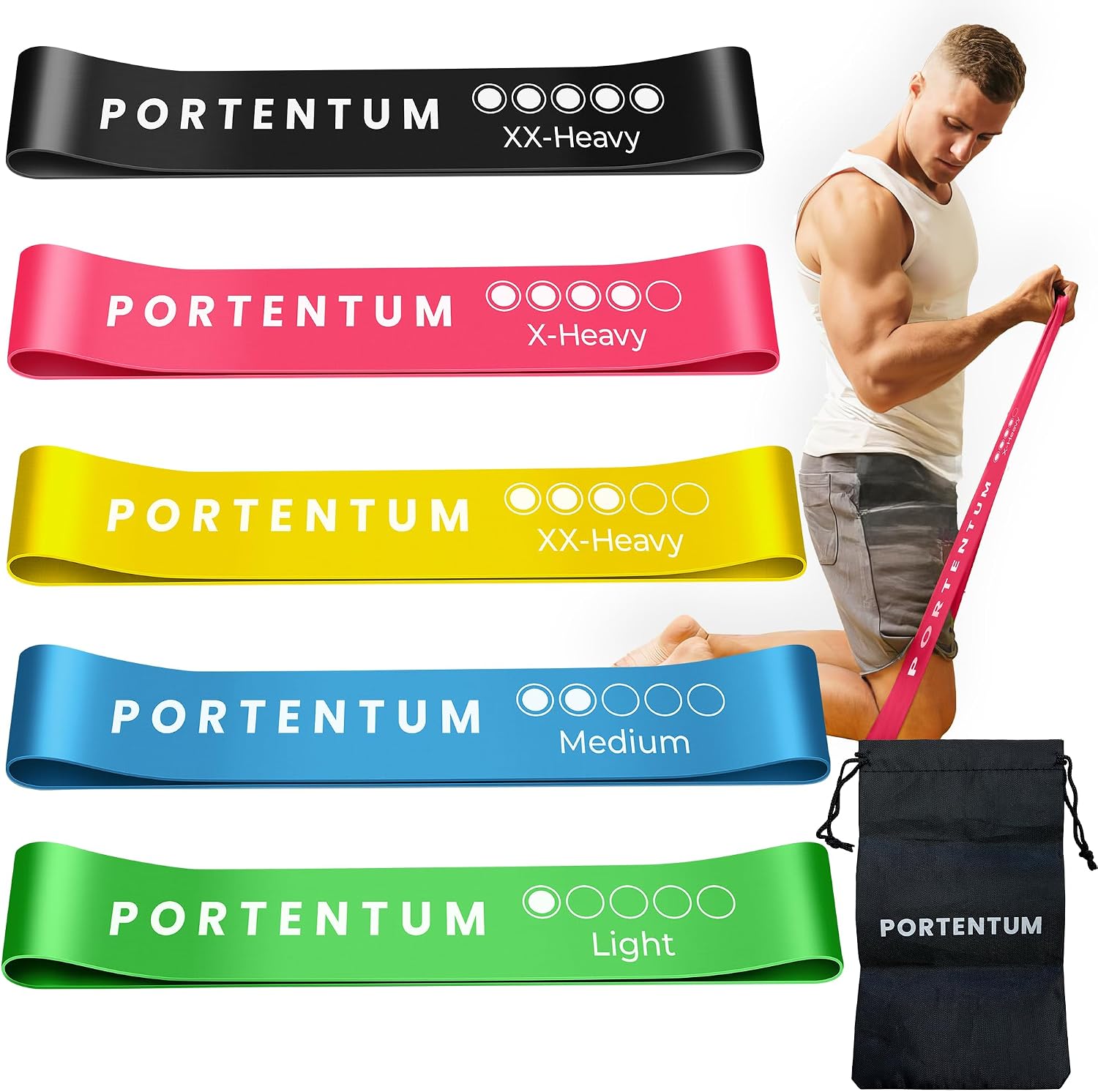 PORTENTUM Bands Set theraband terrabänder