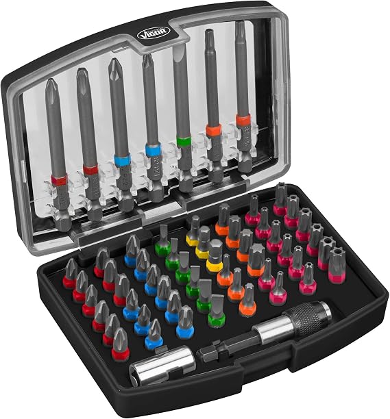 Vigor V5020 1/4 Bit Box 57 Pieces