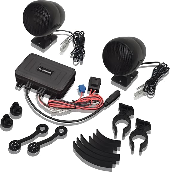 Big Bike Parts Waterproof Bluetooth Sound System Complete with Speakers