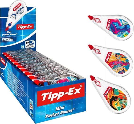 Tipp-Ex Mini 6M Pocket Mouse Décor (Box of 10)