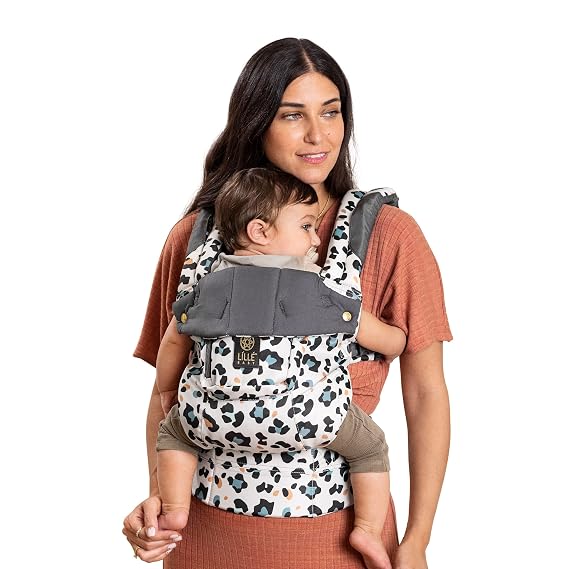 LILLEbaby Complete 6-in-1 Ergonomic Baby Carrier Infant to Toddler with Lumbar Support (7-45 Pounds), 360 Degree Baby Wearing, Inward and Outward Facing (Desert Leopard)