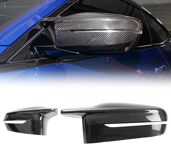 Dry Carbon Fiber Mirror Cap Covers for BMW G80 M3, G82 M4, G83 M4, G87 M2 | Overlay Style, Prepreg Carbon Fiber, Fits 2021-2026 BMW G80 M3 G82 M4 G83 M4, 2023-2026 G87 M2