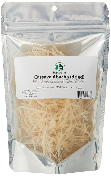 Kopabana Dried Cassava Abacha 8OZ| AIP noodles option| Paleo | Gluten free