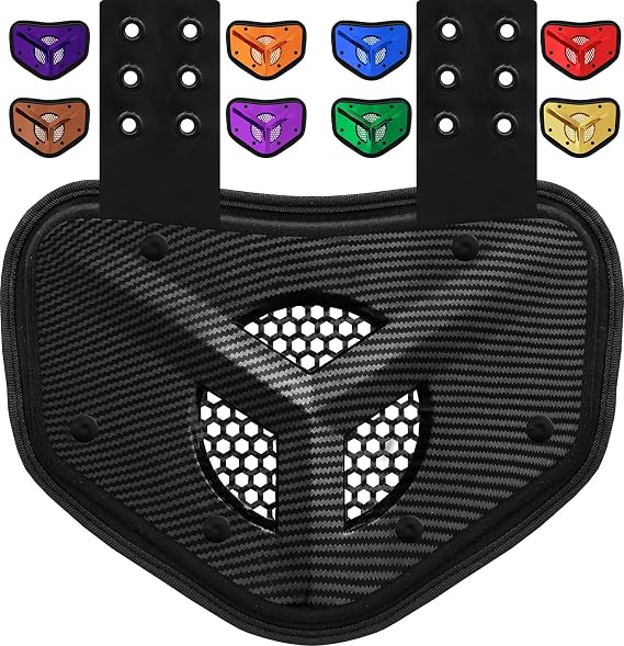 Ventilated Football Back Plate for Shoulder Pads, Youth & Adult