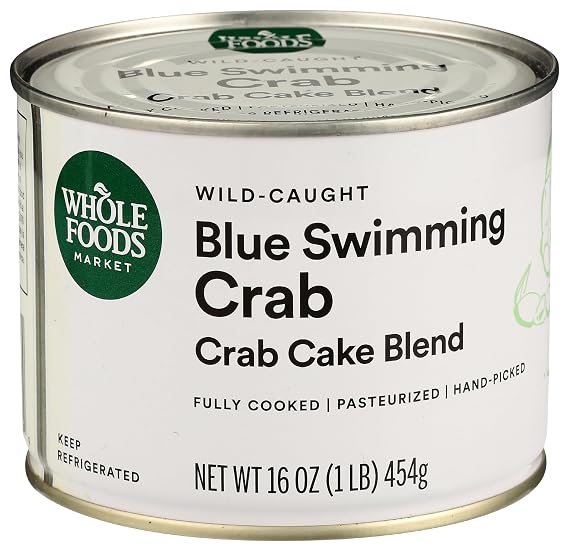 WHOLE FOODS MARKET Blue Swimmer Crab Cake Blend Crab Meat, 16 OZ