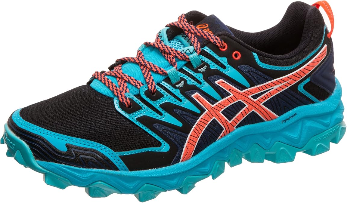ASICS Womens Gel-Fujitrabuco 7 GTX Trail Running Shoes, Black/Dark Grey