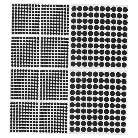 10sheets Led Light Dimming Stickers Blackout Tape Pack for Sleep Stickers Dot and Light Blocking