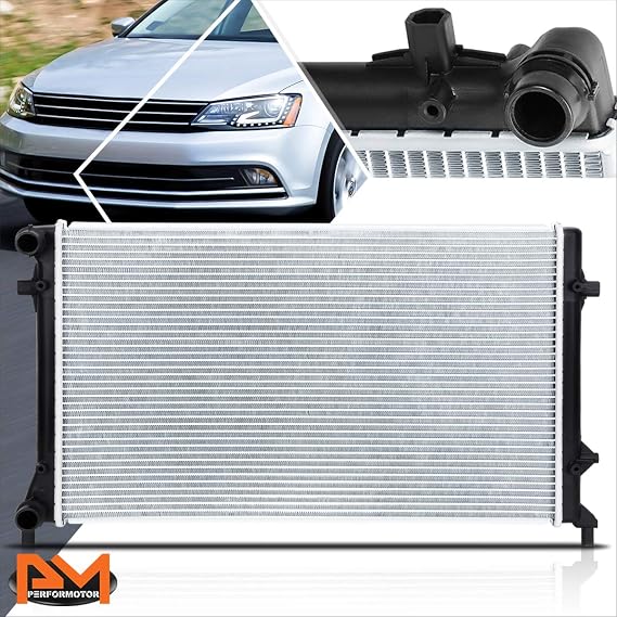 DPI-2995 OE Factory Style Aluminum Core Radiator Compatible with 05-14 VW Rabbit/Golf/Bora 2.5 AT/MT