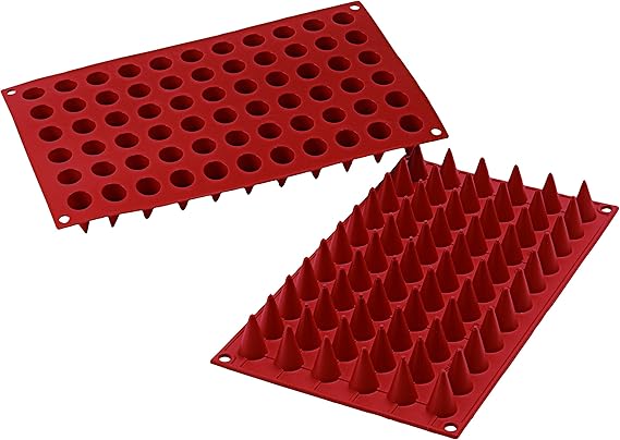 Silikomart Silicone Classic Collection Mold Shapes, Mini Cones