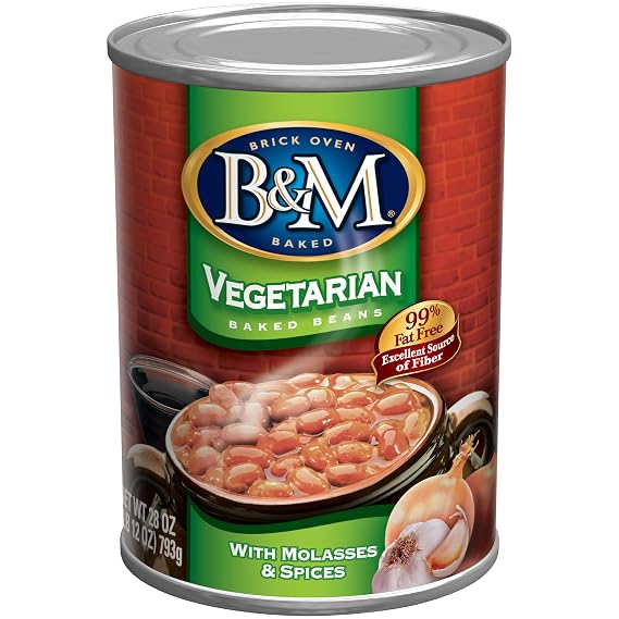 B&M Baked Beans, Vegetarian, 28 Ounce
