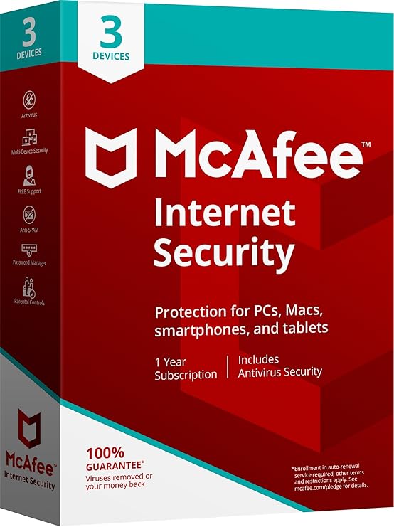 McAfee 2018 Internet Security - 3 Devices [Obsolete]